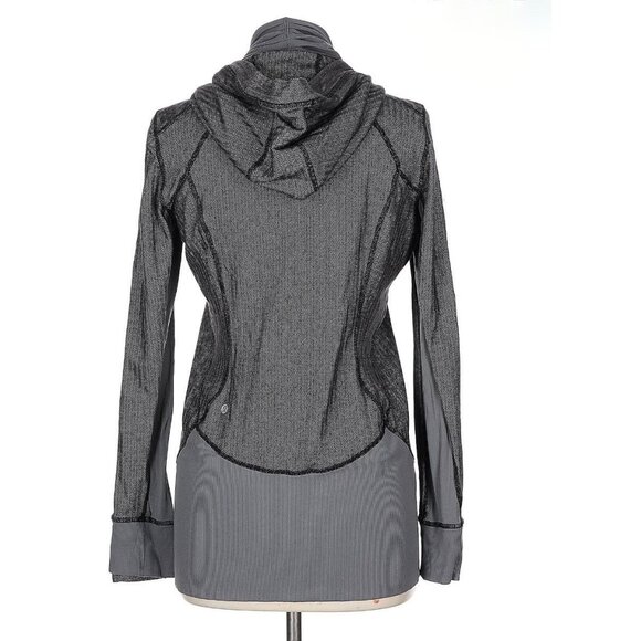 EUC Lululemon Daily Practice Jacket Heathered Herringbone Size 12 - Picture 2 of 10
